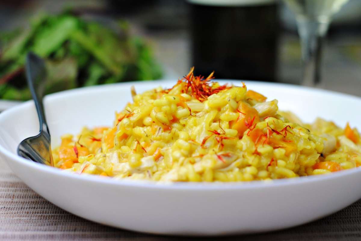 Saffron risotto — La Fiamma