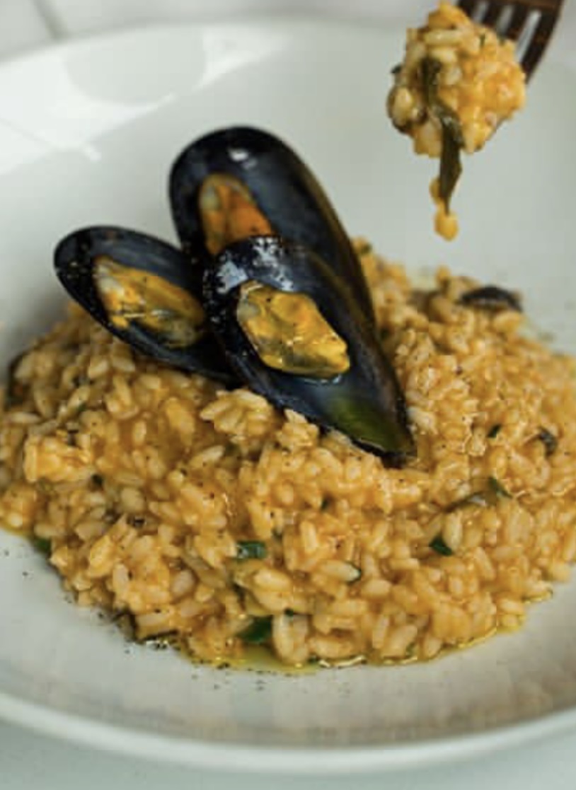 Risotto with mussels — Il Globo