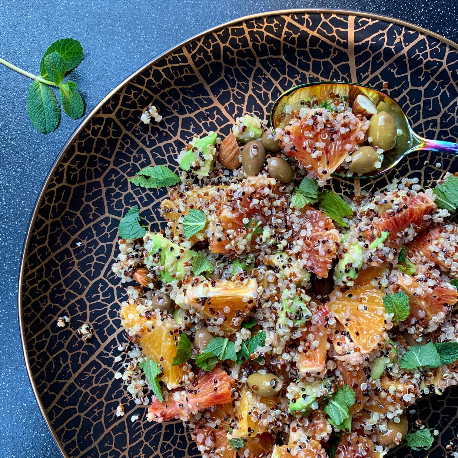 Quinoa and orange salad — Il Globo